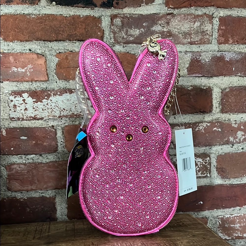 Betsey Johnson Pink Bunny Crossbody Bag